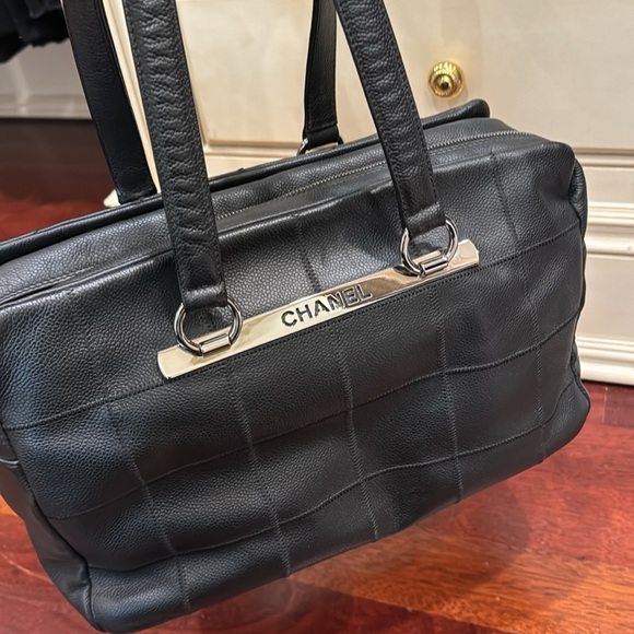 Chanel choco bar shoulder bag , black - Picture 7 of 15